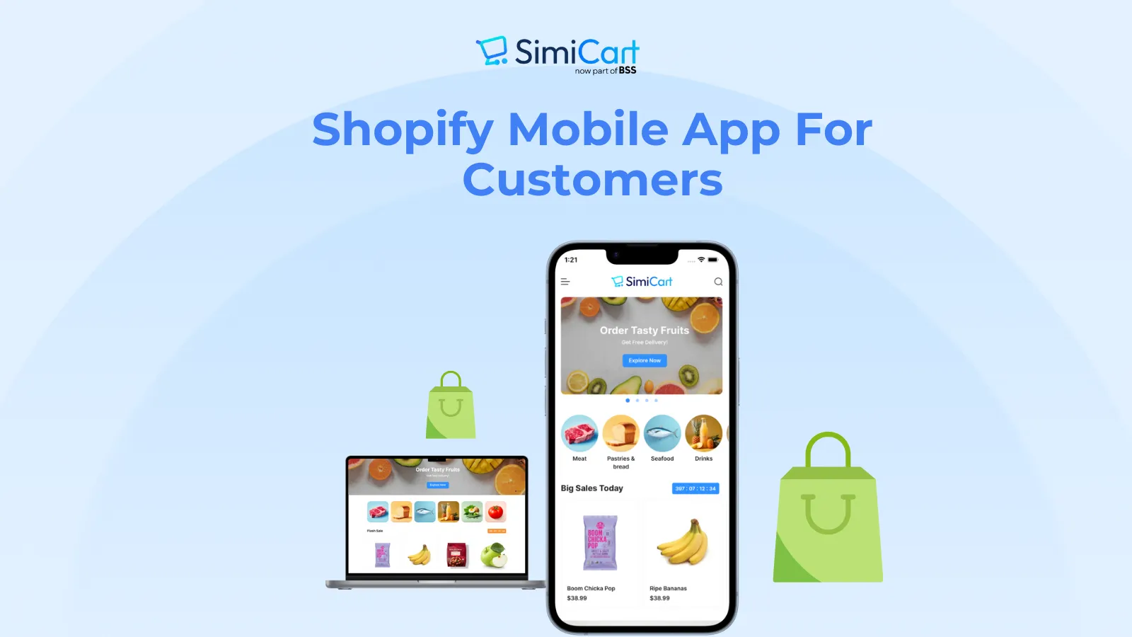 Shopify mobile app for customers