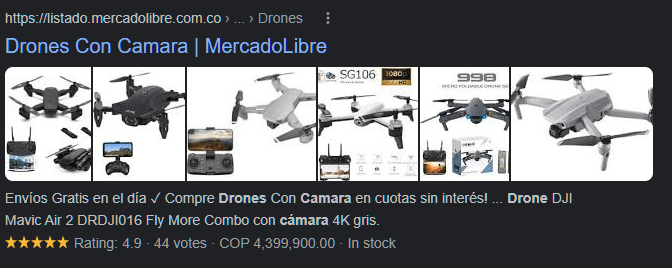 Drone 4k online mercadolibre