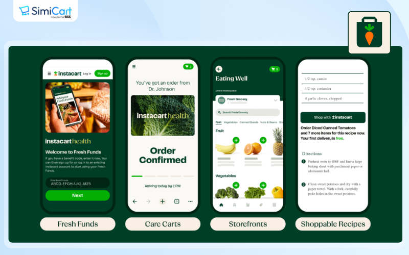 Instacart grocery shopping app