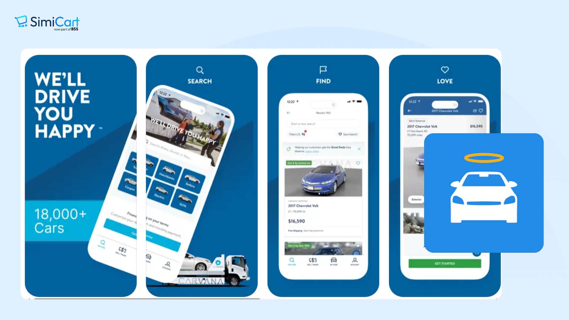 Carvana app like Craigslist for selling cars