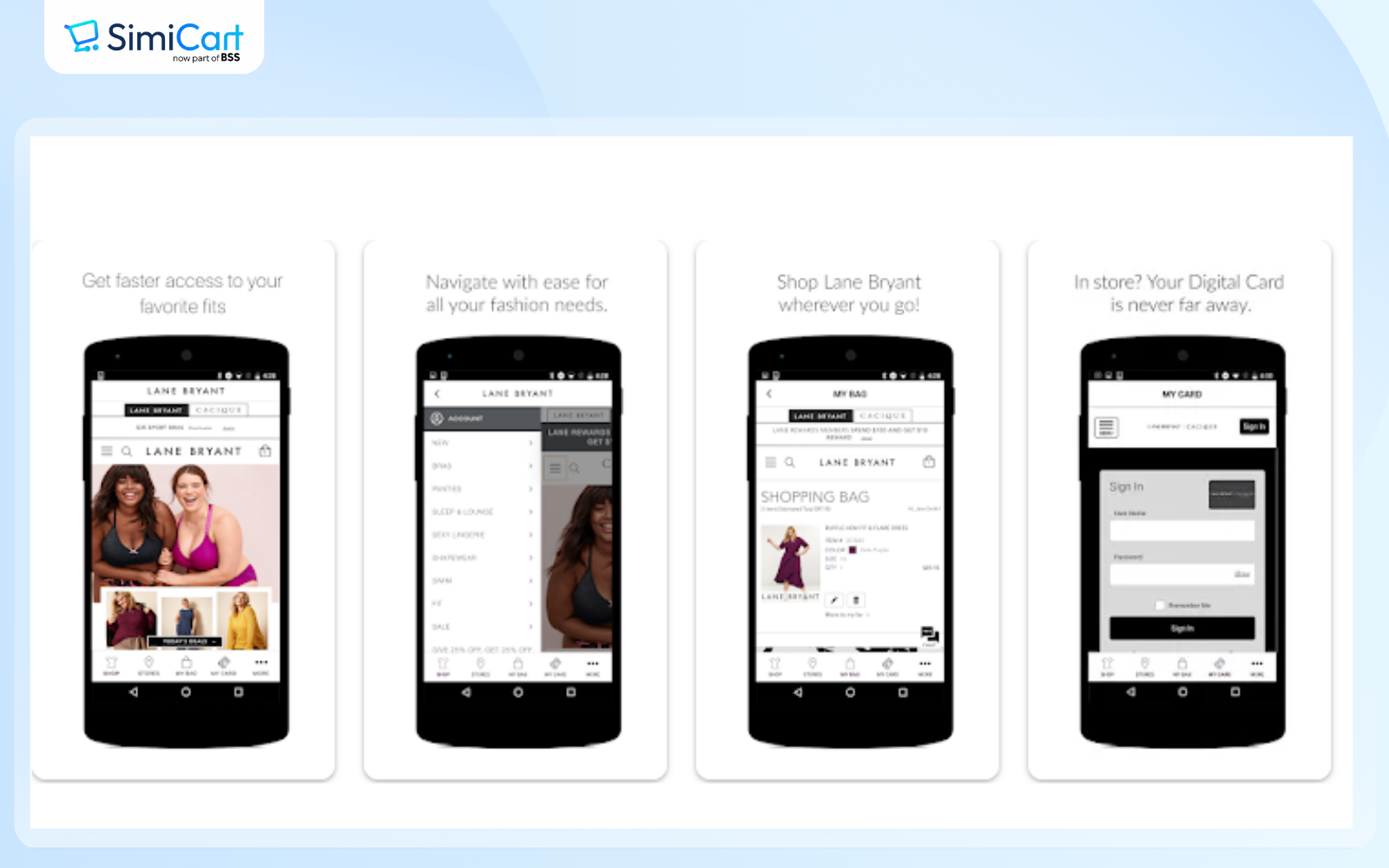 Lane Bryant plus size clothing app