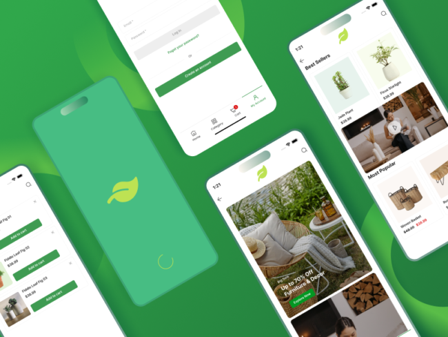 Home & Garden Mobile App Design