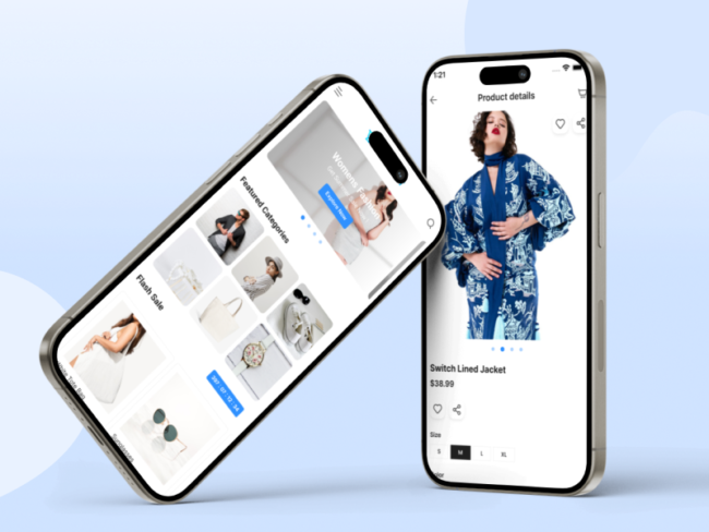 Clothing Shopify Mobile app design