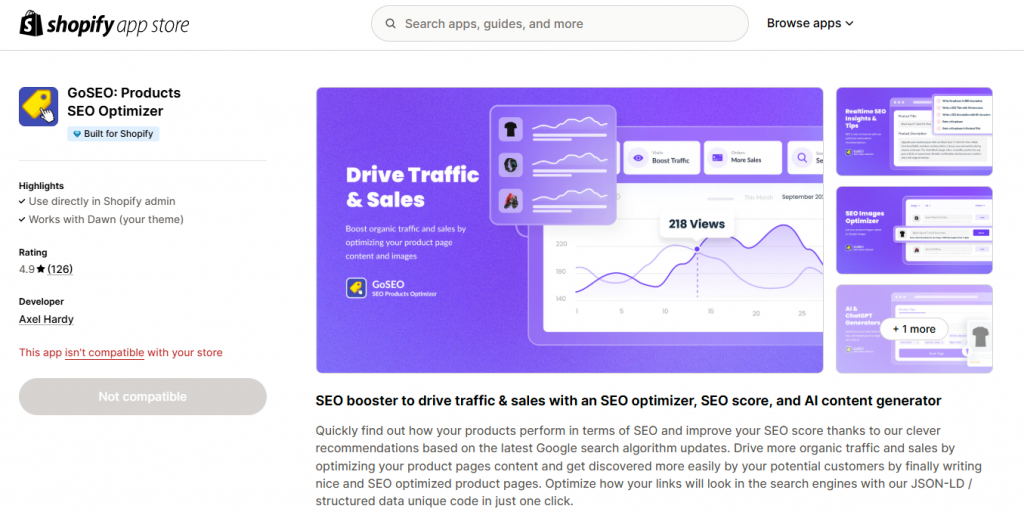 GoSEO: Products SEO Optimizer