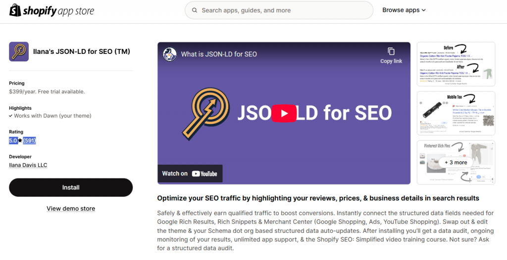 Ilana's JSON‑LD for SEO (TM)