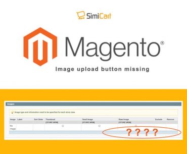 Magento image upload button missing