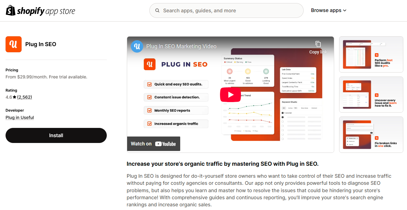 Plug In SEO
