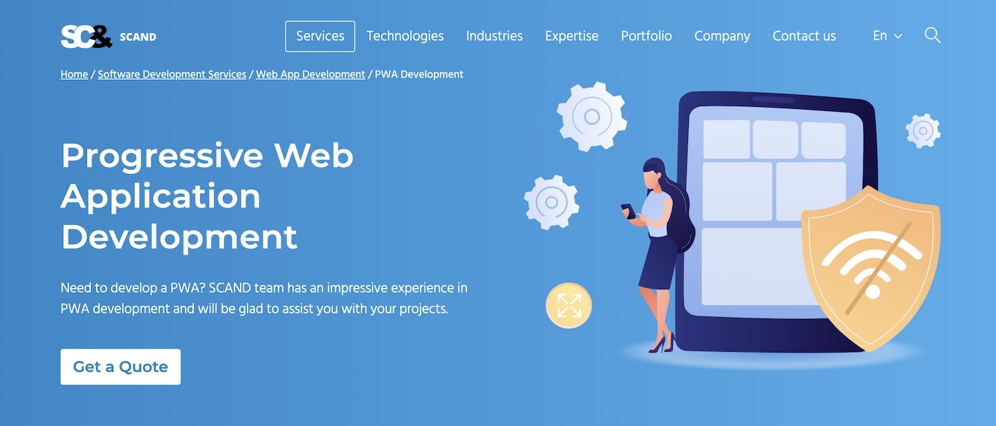 Progressive Web Apps Agency Scand