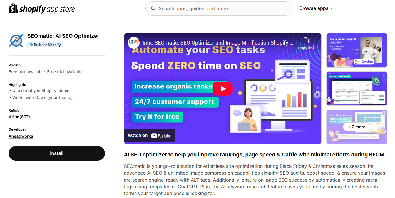 SEOmatic: AI SEO Optimizer