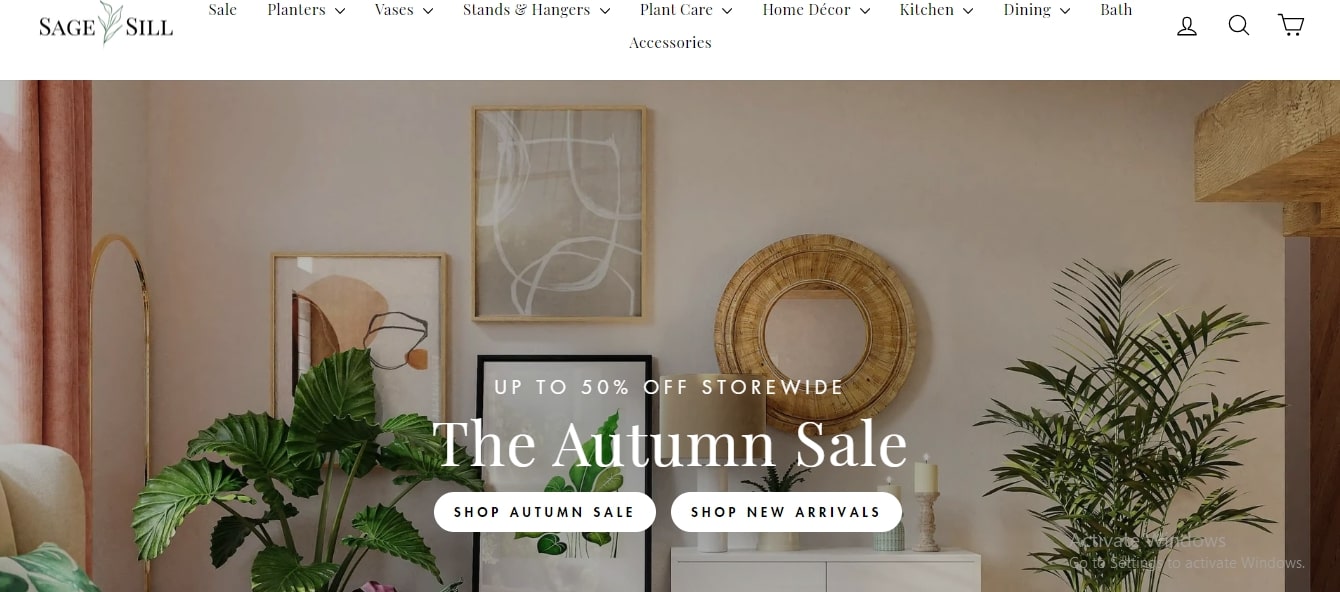 Sage&Sill dropshipping stores examples