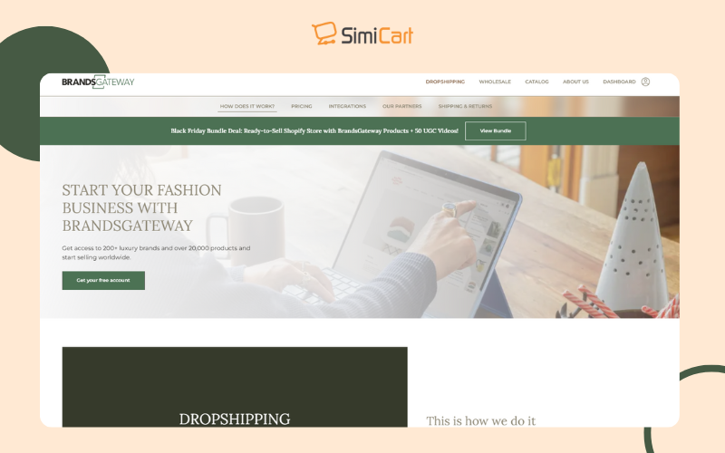 BrandsGateway specializes in high-end fashion dropshipping