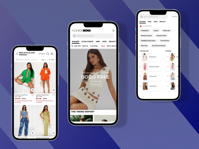 Fashion Nova App Design UI: Elevate Mobile Shopping