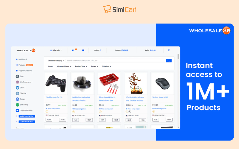 Wholesale2b fast shipping suppliers