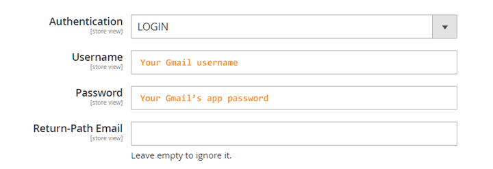 set up mail account SMTP