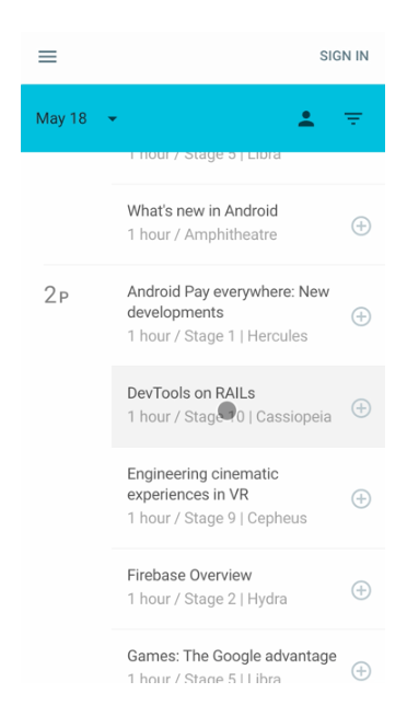 Google IO 2016 PWA