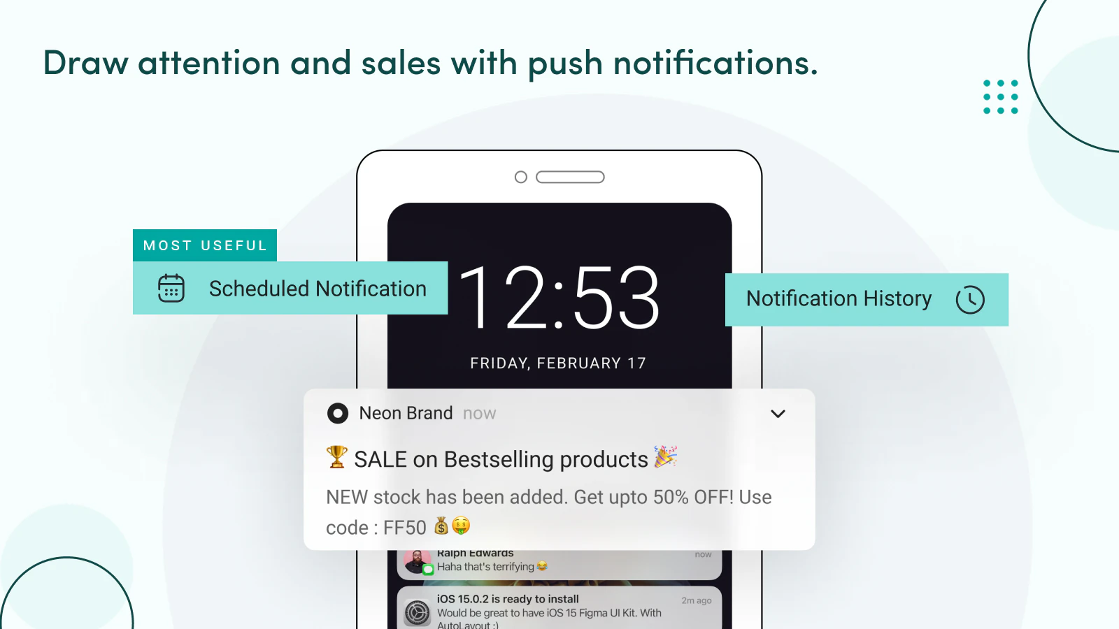 Hulk mobile app builder with push notification