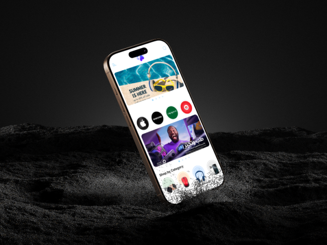 Mobile Stores App Design Template For Shopify
