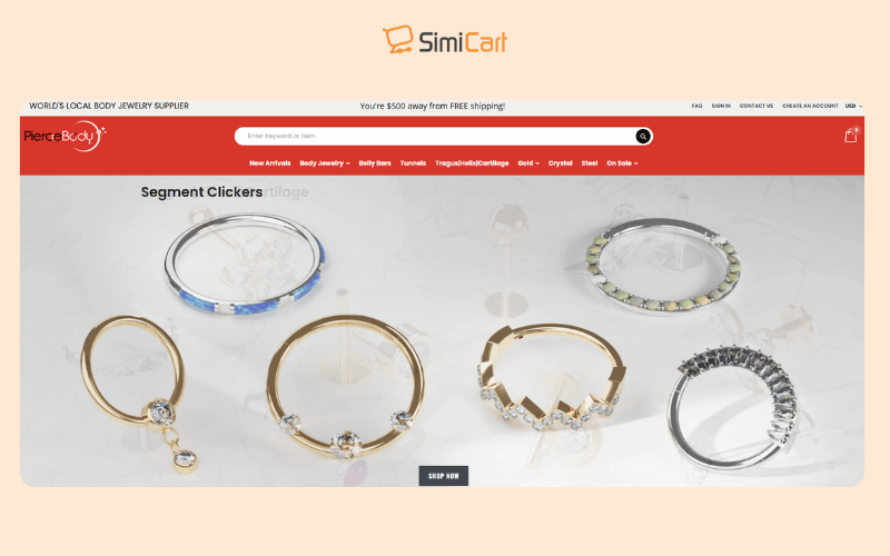 Pierce Body jewelry dropshipping supplier