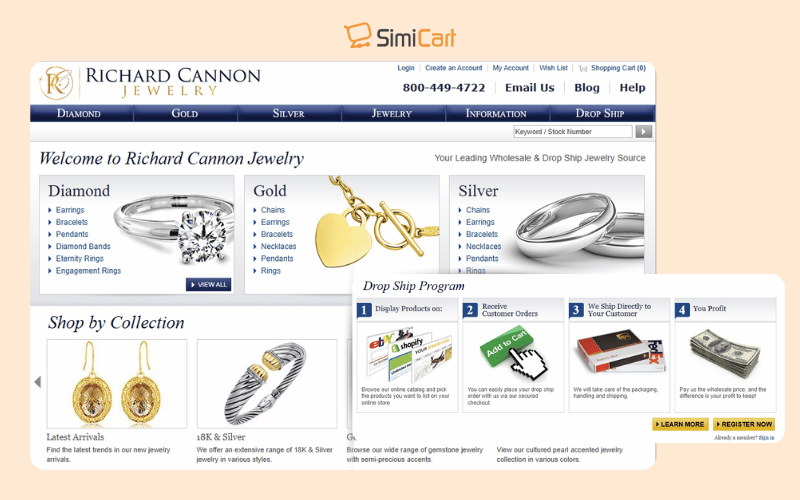 Richard Cannon Jewelry dropshipping suppliers