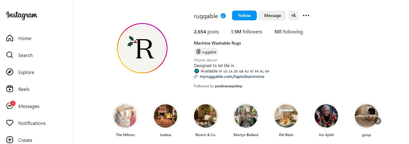 key elements Ruggable dropshipping store examples 1