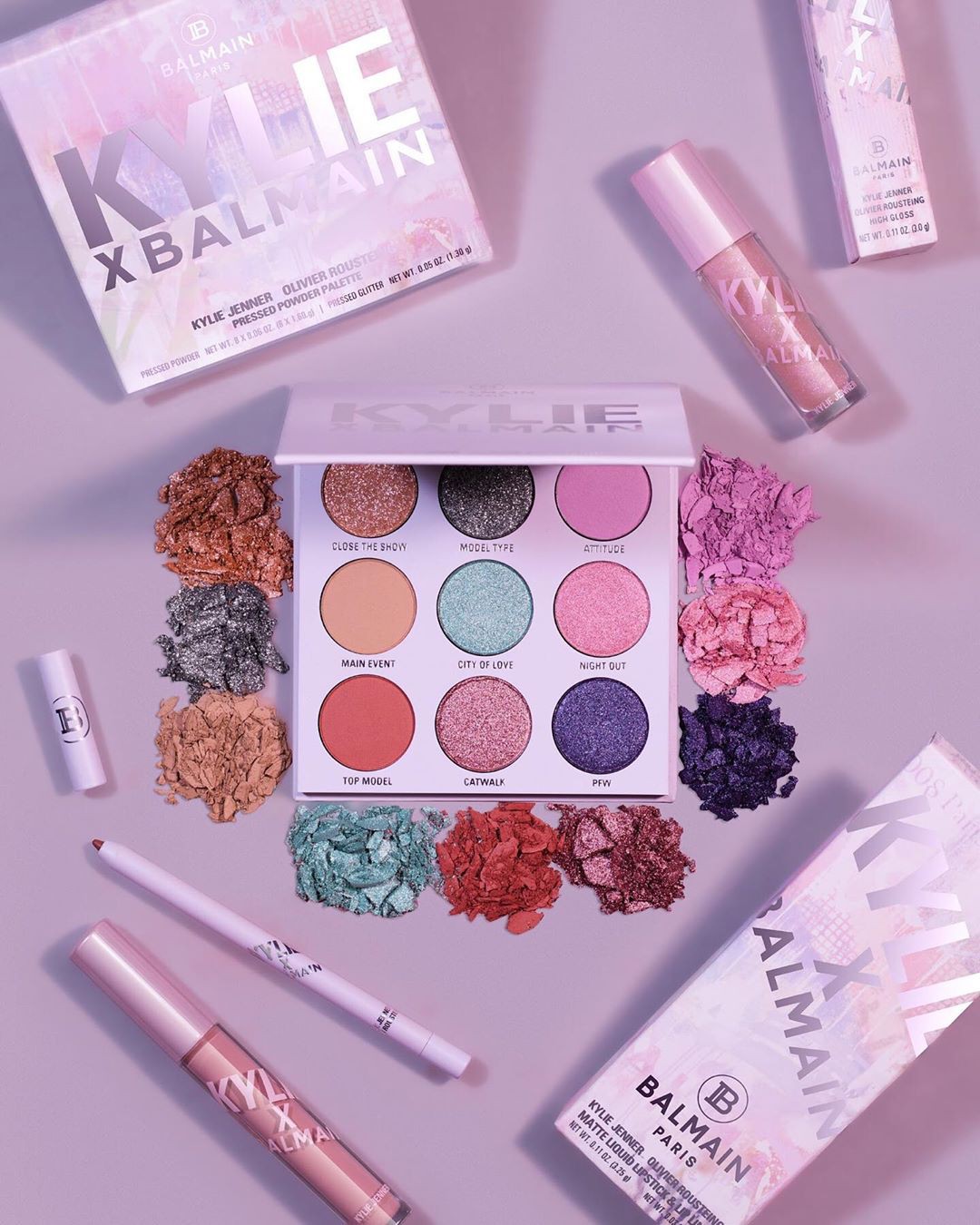 Kylie x Balmain collection