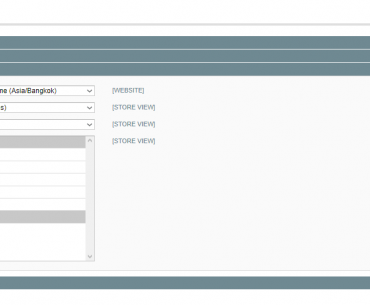 magento timezone