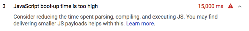 JavaScript boot-up time too high