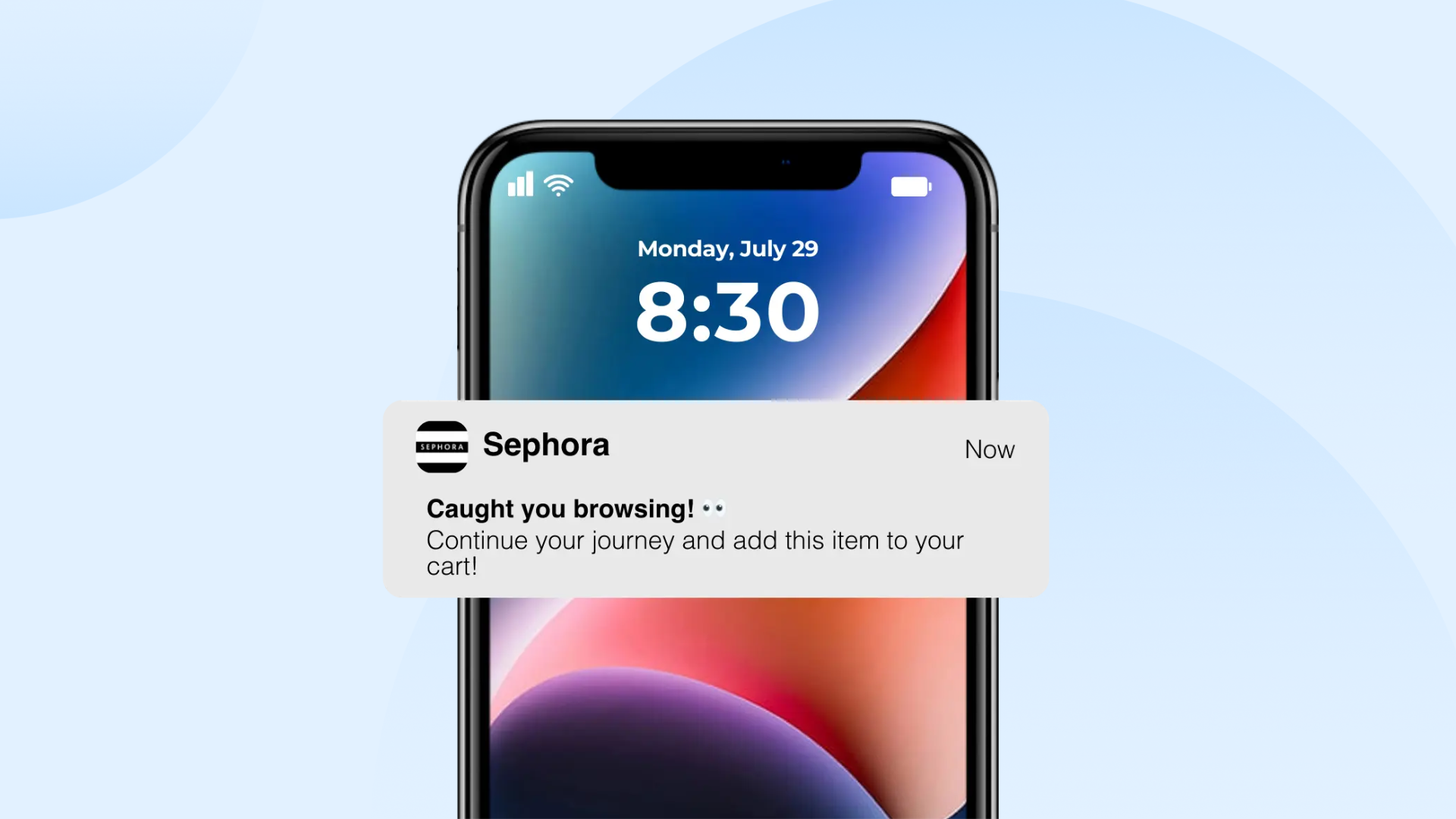 Sephora Push notification