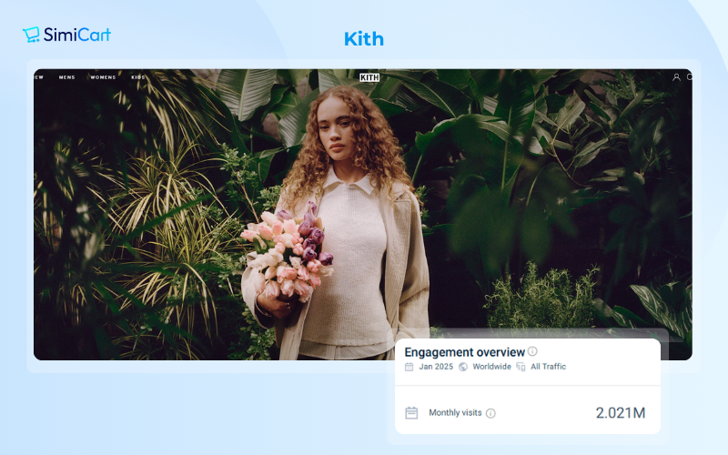 Kith Shopify store for clothing