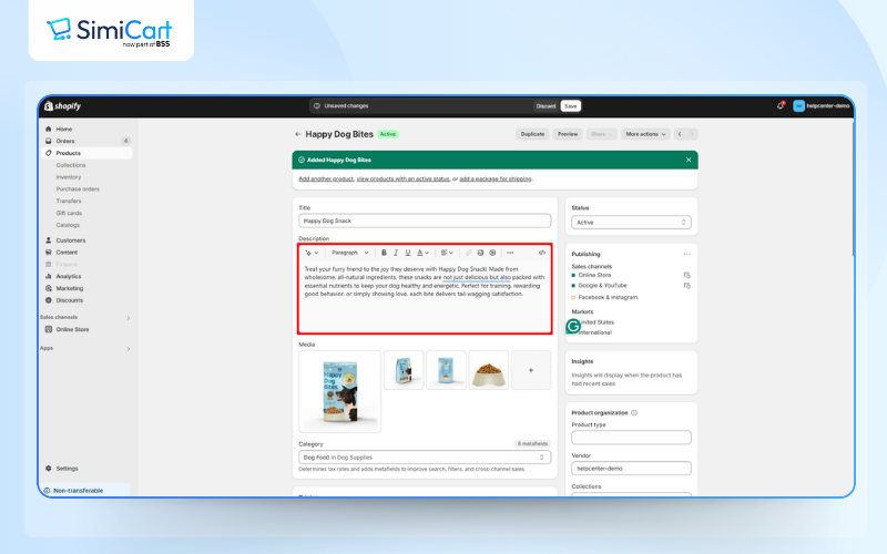 Detailed Product Descriptions for Shopify