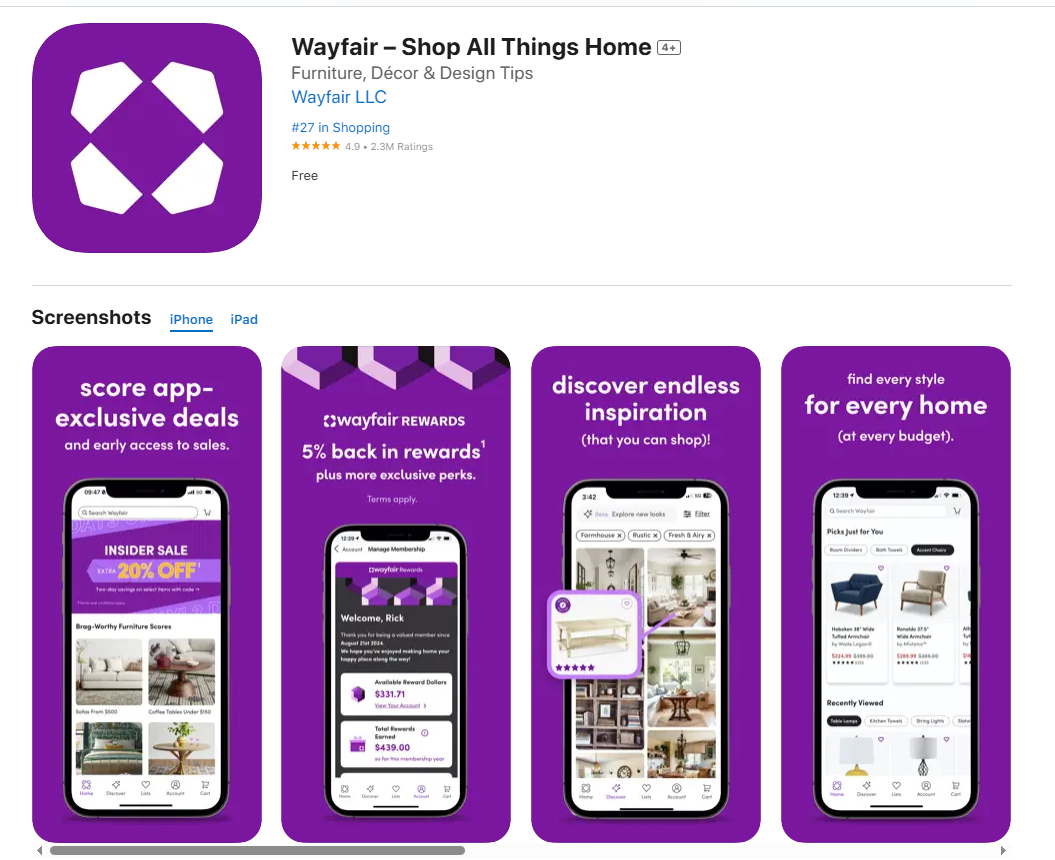 wayfair-mobile-app